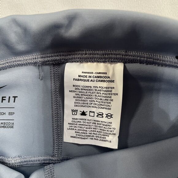 XXS NIKE RUN DIVISION EPIC LUXE - LEGGINGS - WOMEN'S - ASHEN SLATE/BLACK - Picture 11 of 13